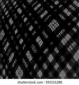 Abstract grid polka dot background pattern. Spotted halftone vector line illustration