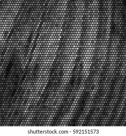 Abstract grid polka dot background pattern. Spotted halftone vector line illustration