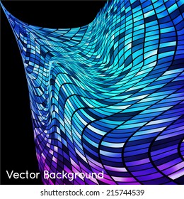 Abstract grid rainbow background. Gradient rectangles various color and form.