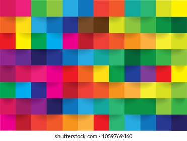 Abstract grid square pixel mosaic colorful background. Creative Design Templates. Can be adapt to Brochure, Annual Report, Magazine, Poster, Corporate Presentation, Portfolio, Flyer, Banner, Website