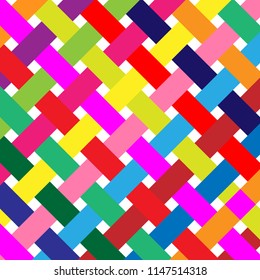 Abstract grid square pixel mosaic colorful background. Creative Design Templates.  colored weave pattern. Can be adapt to Brochure, Annual Report, Magazine, Poster, Corporate Presentation, Portfolio.