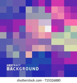 Abstract grid square pixel mosaic background. Creative Design Templates.