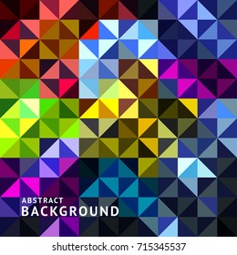 Abstract grid square pixel mosaic background. Creative Design Templates.