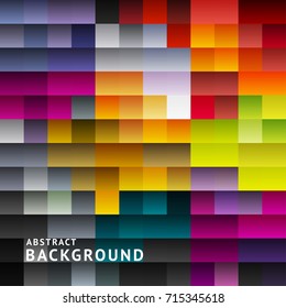 Abstract grid square pixel mosaic background. Creative Design Templates.