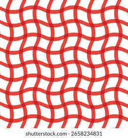 grade abstrata ondulado vermelho linhas de cor padrão design
