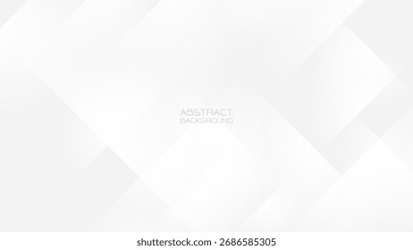 Grade abstrata de quadrados brancos, fundo limpo. Ilustração vetorial