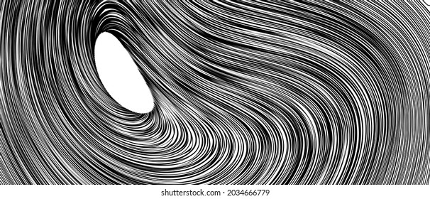 Abstract grid wormhole. Futuristic 3d portal. Modern technology vector background.