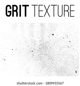 Abstract Grit Vector Texture. Distressed Grunge Style Effect. Black And White Speckle Background. 