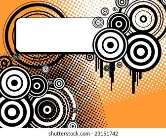 abstract groovy background with copy space very easy to edit, individual objects