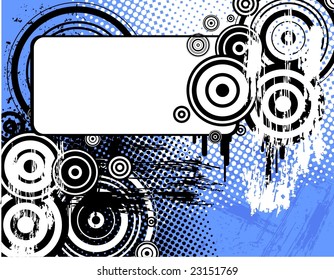 abstract groovy background with copy space very esy to edit, individual objects