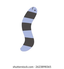 Abstract groovy cartoon design element