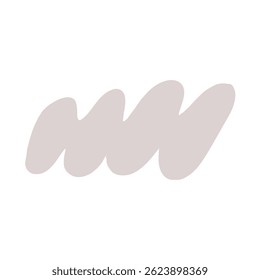 Abstract groovy cartoon design element