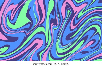 Abstract groovy psychedelic pattern background