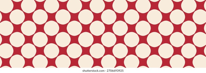 Abstractas groovy redondeado sin fisuras fondo rojo a cuadros . Patrón retro perfecto para textiles de cocina, manteles de picnic, Diseño gráfico y texturas digitales