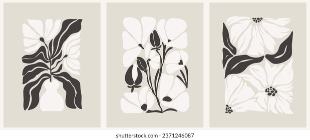 Abstract groovy Y2K background set. Vector posters in trendy retro psychedelic 2000s style. Aesthetic hippie. Girly cute design.