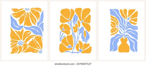 Abstract groovy Y2K background set. Vector posters in trendy retro psychedelic 2000s style. Aesthetic hippie. Girly cute design.