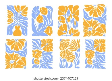 Abstract groovy Y2K background set. Vector posters in trendy retro psychedelic 2000s style. Aesthetic hippie. Girly cute design.