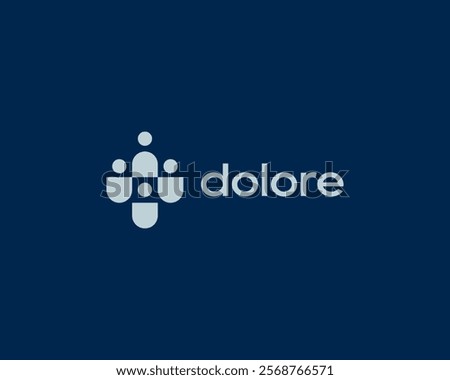 Abstract group of people logo. Universal family community team vector symbol.