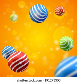 abstract group of spheres