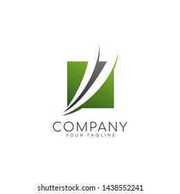 Abstract Grow Finance Logo Vector