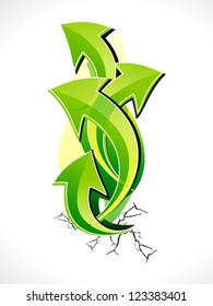 abstract growth arrow design vector illustration