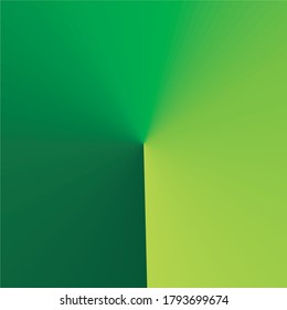 Abstract Grren Background Vector Square