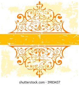 Abstract grunge ancient pattern background vector illustration