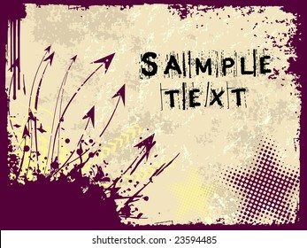 grifo abstracto con flechas, diseño vectorial