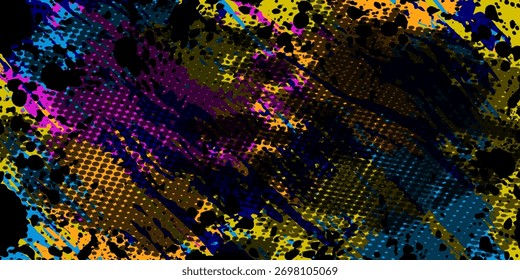 Textura de fundo de arte grunge abstrata com pintura colorida. eps 10
