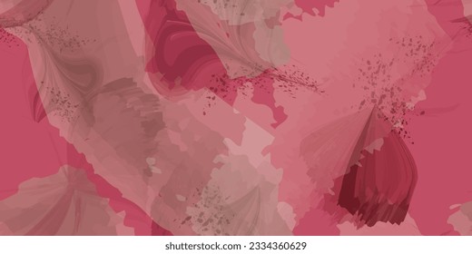 Resumen de granulado patrón artístico sin costuras. La tela rosa imprime textura. Ilustración del vector