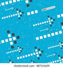 Abstract grunge background with arrows. Vector illustration