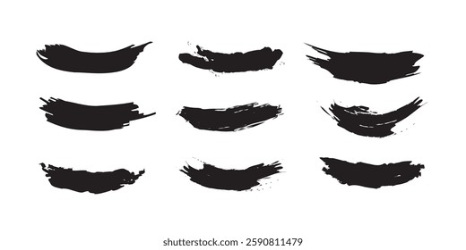 Abstract grunge background, Grunge badge brush, Hand drawn brush strokes isolated on white background vector illustrator
