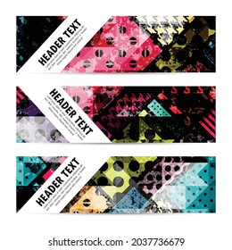 Abstract grunge background banner for event and invitation cards