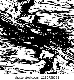 Abstract grunge background with black ink stains like from a brush with paint