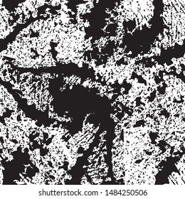 Abstract grunge background black and white. Seamless texture of scratches, chips, cracks. The dark pattern of the old surface