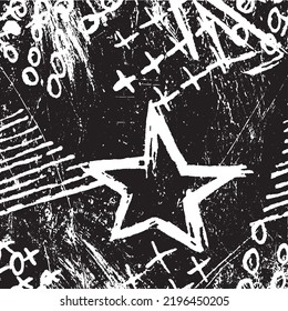 Abstract grunge background black and white