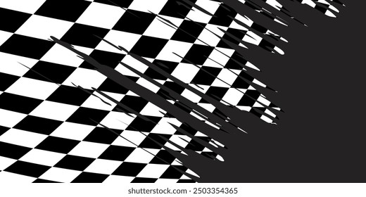 Abstract grunge background with black and white style sport eps 10