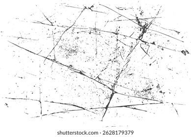 Abstract grunge background black and white grunge gray texture. Rough effect of grunge wall design. Dirty eroded vintage background. Vector illustration. 