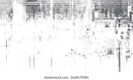 Abstract grunge background black and white grunge gray texture. Rough effect of grunge wall design. Dirty eroded vintage background. Vector illustration. 