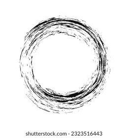 Abstract grunge background with blank space. Framing graphic design template. Symbol isolated on white background. Vector illustration