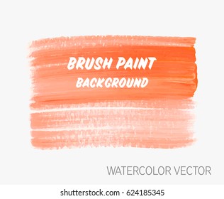 Abstract grunge background brush paint acrylic texture design poster illustration vector. Perfect watercolor design for headline, logo and sale banner. 