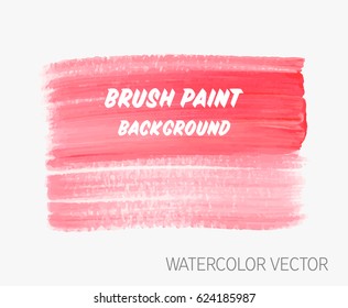 Abstract grunge background brush paint acrylic texture design poster illustration vector. Perfect watercolor design for headline, logo and sale banner. 