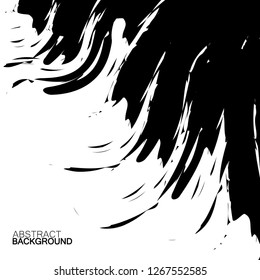 Abstract grunge background. Brush stroke and texture. Grunge brush. Vector design