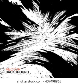 Abstract grunge background. Brush stroke and texture. Vector design