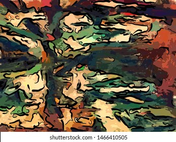 abstract grunge background from color chaotic blurred spots brush strokes of different sizes