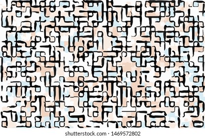 abstract grunge background from color chaotic blurred spots brush strokes of different sizes