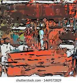 abstract grunge background from color chaotic blurred spots brush strokes of different sizes