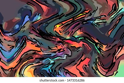 abstract grunge background from color chaotic blurred spots brush strokes of different sizes