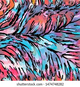 abstract grunge background from color chaotic blurred spots brush strokes of different sizes