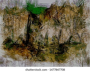 abstract grunge background from color chaotic blurred spots brush strokes of different sizes